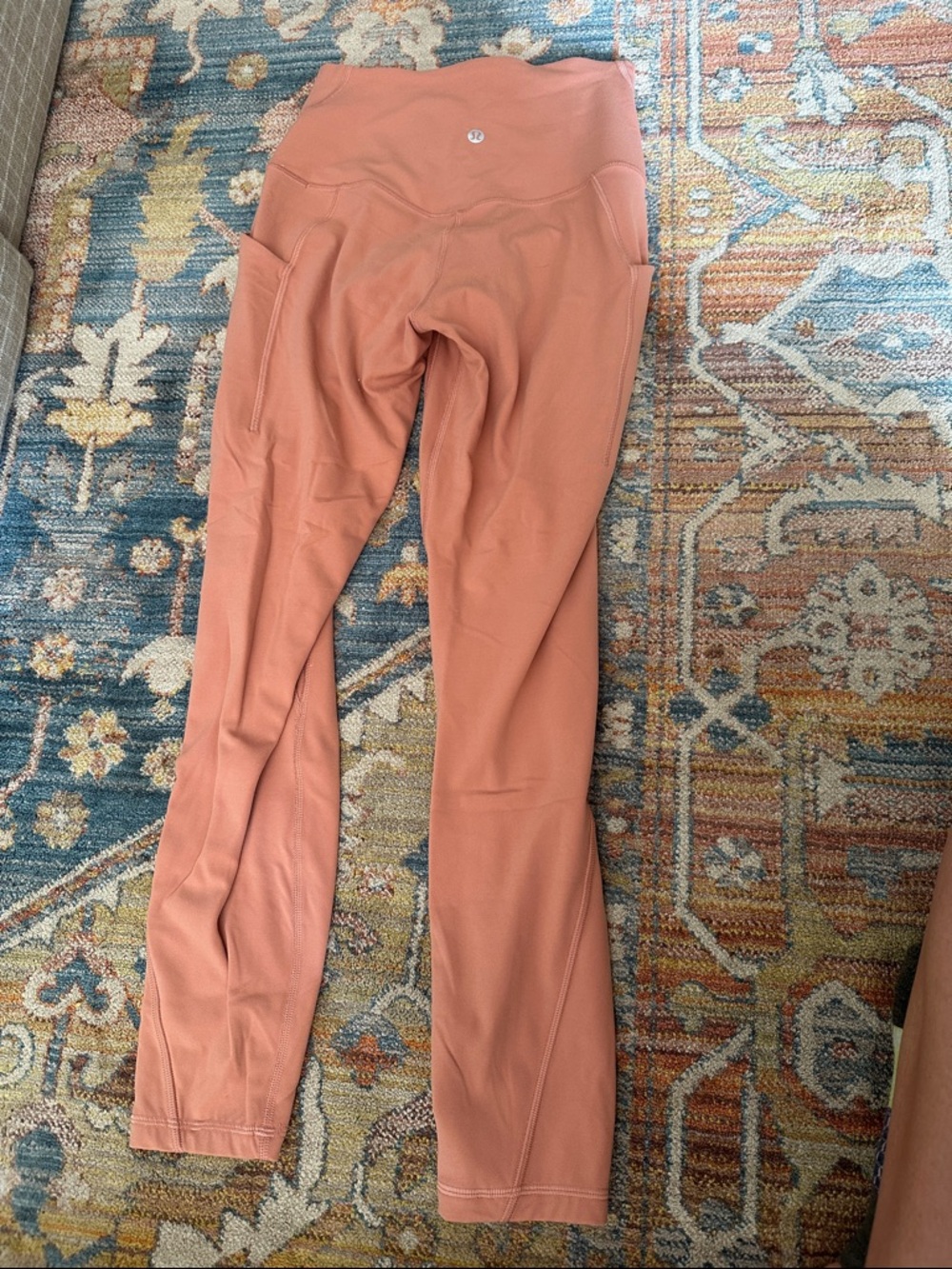 lululemon athletica High-Rise Rusty Orange Leggings size 4
